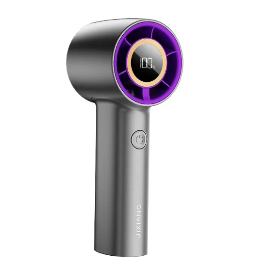 Breziva AeroGlow™ rechargeable beauty fan — makeup protection for commuters and travelers